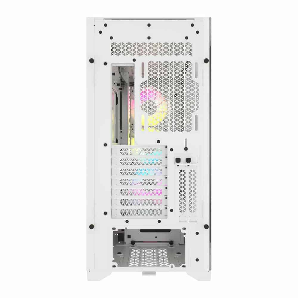 (image for) Corsair 5000D RGB Airflow White + Corsair H100i ELITE CAPELLIX XT White AIO Bundle